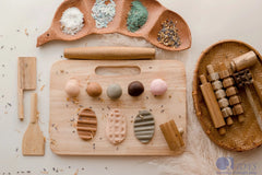 QToys Wooden Playdough Kit