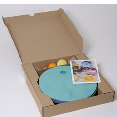 Grimm's Rolling Discs Set for Stapelstein - Cool Pastel