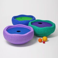 Grimm's Rolling Discs Set for Stapelstein - Cool Rainbow