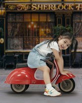 Ambosstoys Primo Classic Red Ride-On (Leather Seat)