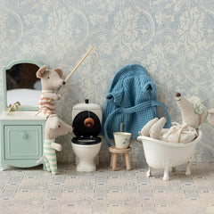 Maileg Bathrobe Dusty Blue