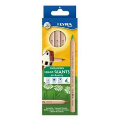 Lyra Colour Giants Unlacquered 6 Assorted Colours