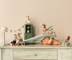 Maileg Tricycle Mouse Big Sister Coral