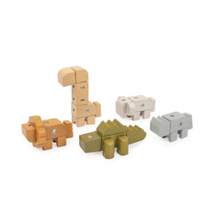 Guidecraft Snap Block Animals – 33 pc. set