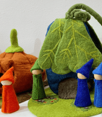 Papoose Toys - Rainbow Gnomes Wood Bodies (7 Piece Set)