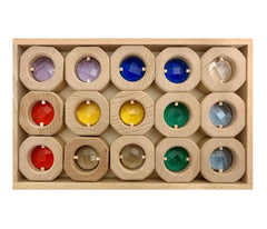 Papoose Toys - Bitcoin Window Rainbow with tray (15 Piece Set)