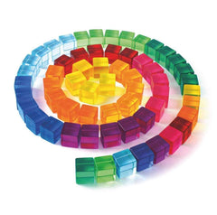 Bauspiel Lucite Cubes 100 Piece Set