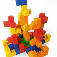 Bauspiel Corner Blocks with tray (50 pieces set)