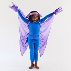 Sarah's Silks Purple Dinosaur Wings