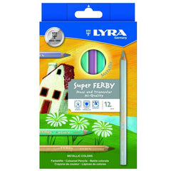 Lyra Super Ferby Lacquered 12 Metallic Pencils