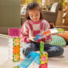 MAGNA-TILES - Rail Racers Max - 80 Piece