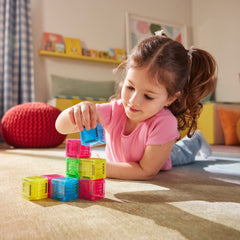 MAGNA-TILES - microMAGS - Cubes 9-Piece Magnetic Set
