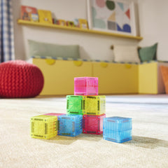 MAGNA-TILES - microMAGS - Cubes 9-Piece Magnetic Set