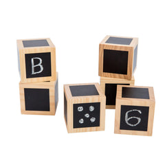 Freckled Frog Fun with Chalk! Wooden Cubes