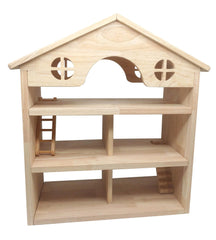 QToys Classic Wooden Dollhouse