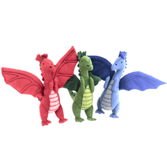 Papoose Toys Large Dragons 3pcs
