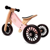Kinderfeets 2-IN-1 Tiny Tot Plus Tricycle & Balance Bike-Rose