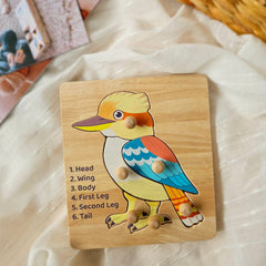 QToys Kookaburra Knob Puzzle