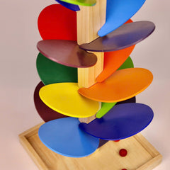 QToys Rainbow Marble Run
