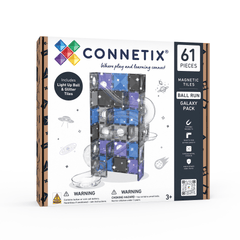 Connetix Tiles Ball Run Galaxy Pack 61 Piece