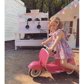 Ambosstoys Primo Classic Pink Ride-On (Leather Seat)
