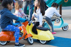 Ambosstoys Primo Classic Yellow Ride-On (Leather Seat)