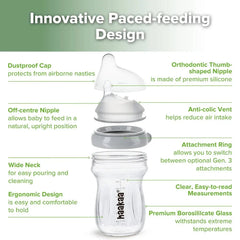 Haakaa Generation 3 Glass Baby Bottle 180ml
