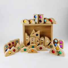 Bauspiel Window Shapes 36 Pieces