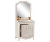 Maileg Sink dresser, Mouse - Off white