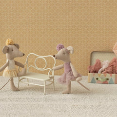 Maileg Ballerina Mouse Little Sister Off White