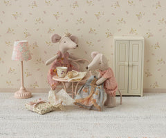 Maileg Café set, Mouse, Big - Pale pink