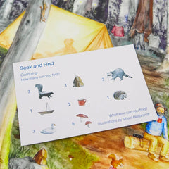 Sarah's Silks Camping Seek & Find