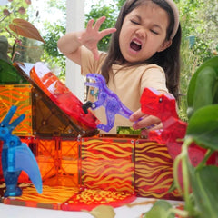 MAGNA-TILES - Dino World - 40 Piece Set