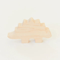 Sarah's Silks Wooden Animal Stegosaurus (Maple)