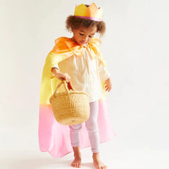 Sarah's Silks Hummingbird Pink Silk Cape