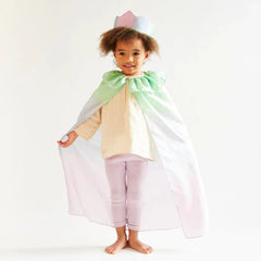Sarah's Silks Robins Egg Blue Silk Cape