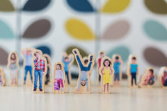 How Am I Feeling today – Wooden people