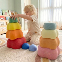 Funova Kids Stacking Stone - Rainbow
