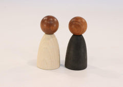 Grapat Adult Nins in Dark Wood 2 Pieces