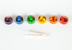 Grapat Coloured Bowls & Marbles