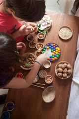 Grapat Coloured Bowls & Marbles