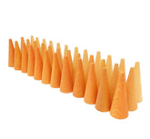 Grapat Mandala Orange Cones 36 Pieces