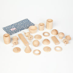 Grapat Treasure Basket Natural 20 elements