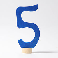 Grimm's Number 5 Candle Holder Decoration Anthroposophical