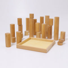 Grimm’s Rollers Large Building Set Natural
