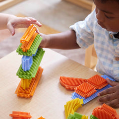 Guidecraft Snap and Stack Thistle Blocks Set - 220 pieces