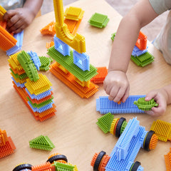 Guidecraft Snap and Stack Thistle Blocks Set - 220 pieces