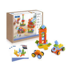 Guidecraft Snap and Stack Thistle Blocks Set - 220 pieces