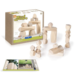 Guidecraft Wood Stackers Standing Stones