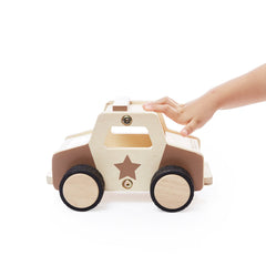 Guidecraft Wooden Police Car